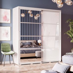 Шкаф-купе Крафт-6 (Ясень Белый) в Ноябрьске - noyabrsk.mebel24.online | фото