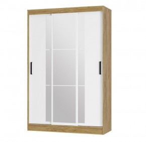 Шкаф-купе Тайм ШКК-03 (крафт/белый) в Ноябрьске - noyabrsk.mebel24.online | фото