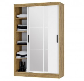 Шкаф-купе Тайм ШКК-03 (крафт/белый) в Ноябрьске - noyabrsk.mebel24.online | фото 3