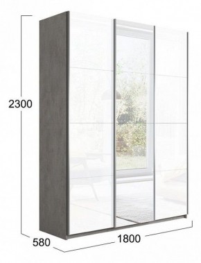 Шкаф-купе Траст СШК 2.180.60-15.13.15 в Ноябрьске - noyabrsk.mebel24.online | фото 3