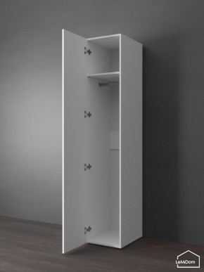 Шкаф Linnea MHR-1PO 2050х400х510 (Белый-М 11.1.1) в Ноябрьске - noyabrsk.mebel24.online | фото 4