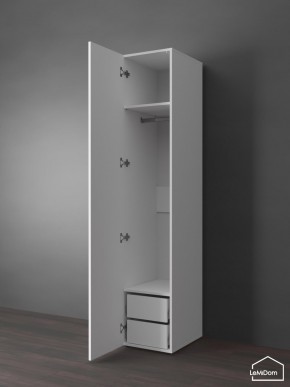 Шкаф Linnea MHR-1PO-3 2050х400х510 (Белый-М 11.1.1) в Ноябрьске - noyabrsk.mebel24.online | фото 4