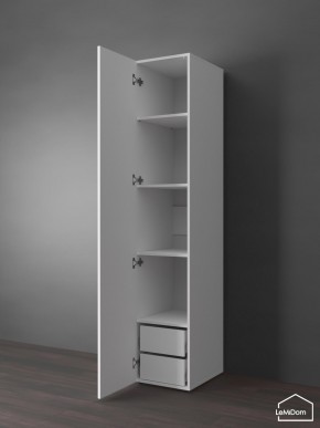 Шкаф Linnea MHR-1PO-4 2050х400х510 (Белый-М 11.1.2) в Ноябрьске - noyabrsk.mebel24.online | фото 5