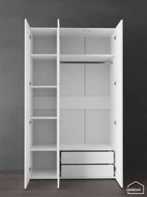 Шкаф Linnea MHR-3PO-2 2050х1200х510 (Белый-М 11.1.2) в Ноябрьске - noyabrsk.mebel24.online | фото 6