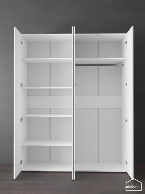 Шкаф Linnea MHR-4PO-1 2050х1600х510 (Белый-М 11.1.1) в Ноябрьске - noyabrsk.mebel24.online | фото 4