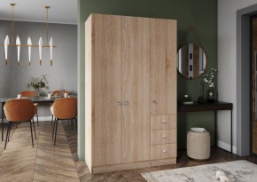 Шкаф Лофт 3-х створчатый в Ноябрьске - noyabrsk.mebel24.online | фото 3