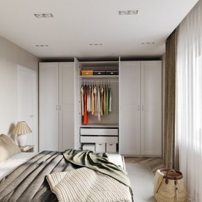 Шкаф МАКС двухстворчатый, цвет белый в Ноябрьске - noyabrsk.mebel24.online | фото 4