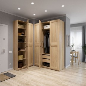 Шкаф МАКС однодверный узкий, цвет Дуб Сонома в Ноябрьске - noyabrsk.mebel24.online | фото 4