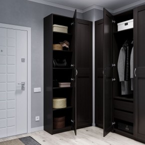 Шкаф МАКС однодверный узкий, цвет Дуб Венге в Ноябрьске - noyabrsk.mebel24.online | фото 4