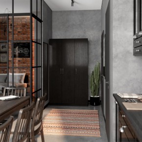 Шкаф ОРИОН трехдверный, цвет Дуб Венге в Ноябрьске - noyabrsk.mebel24.online | фото 4