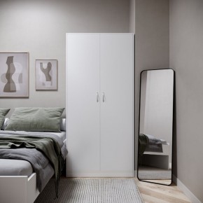 Шкаф ПЕГАС двухдверный, цвет белый в Ноябрьске - noyabrsk.mebel24.online | фото 4