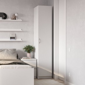 Шкаф ПЕГАС однодверный, цвет белый в Ноябрьске - noyabrsk.mebel24.online | фото 4