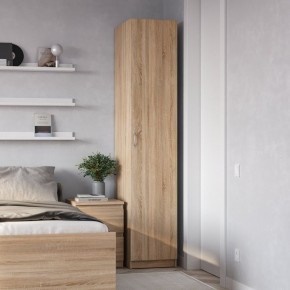 Шкаф ПЕГАС однодверный, цвет Дуб Сонома в Ноябрьске - noyabrsk.mebel24.online | фото 4