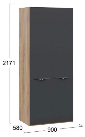 Шкаф платяной Глосс СМ-319.07.211 в Ноябрьске - noyabrsk.mebel24.online | фото 4