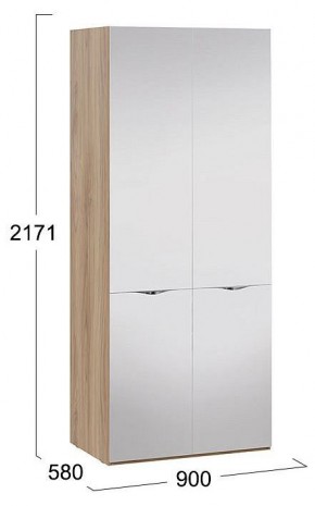 Шкаф платяной Глосс СМ-319.07.212 в Ноябрьске - noyabrsk.mebel24.online | фото 3