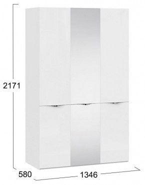 Шкаф платяной Глосс СМ-319.07.432 в Ноябрьске - noyabrsk.mebel24.online | фото 4