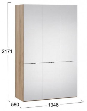 Шкаф платяной Глосс СМ-319.07.433 в Ноябрьске - noyabrsk.mebel24.online | фото 4