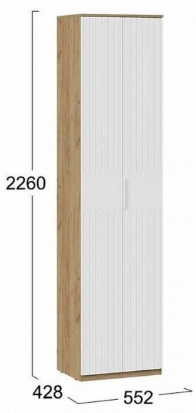 Шкаф платяной Хилтон Исп. 2 в Ноябрьске - noyabrsk.mebel24.online | фото 7
