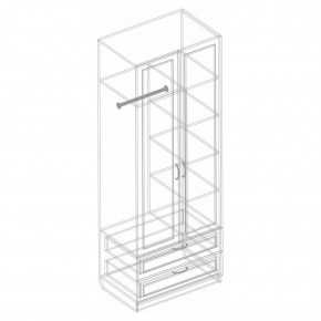 Шкаф "ДА-02" Александрия в Ноябрьске - noyabrsk.mebel24.online | фото 3