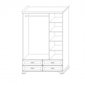 Шкаф распашной трехдверный с зеркалами Сиена в Ноябрьске - noyabrsk.mebel24.online | фото 12
