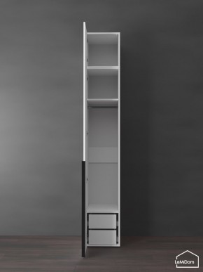 Шкаф с антресолью Linnea MHR-1A-3 2450х400х510 (Белый-М 11.1.2) в Ноябрьске - noyabrsk.mebel24.online | фото 5