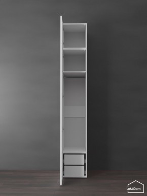 Шкаф с антресолью Linnea MHR-1POA-3 2450х400х510 (Белый-М 11.1.1) в Ноябрьске - noyabrsk.mebel24.online | фото 5