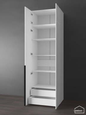 Шкаф с антресолью Linnea MHR-2A-4 2450х800х510 (Белый-М 11.1.2) в Ноябрьске - noyabrsk.mebel24.online | фото 5