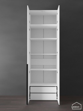 Шкаф с антресолью Linnea MHR-2A-4 2450х800х510 (Белый-М 11.1.2) в Ноябрьске - noyabrsk.mebel24.online | фото 6