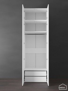 Шкаф с антресолью Linnea MHR-2POA-3 2450х800х510 (Белый-М 11.1.2) в Ноябрьске - noyabrsk.mebel24.online | фото 5