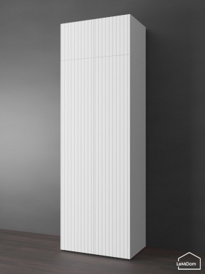 Шкаф с антресолью Linnea MHR-2POA-4 2450х800х510 (Белый-М 11.1.1) в Ноябрьске - noyabrsk.mebel24.online | фото 1