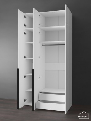Шкаф с антресолью Linnea MHR-3A-2 2450х1200х510 (Белый-М 11.1.2) в Ноябрьске - noyabrsk.mebel24.online | фото 5