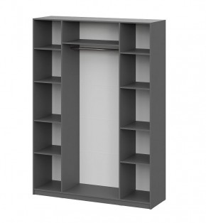 Шкаф ШК-5 (1600) Графит серый в Ноябрьске - noyabrsk.mebel24.online | фото 3