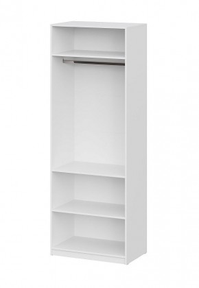 Шкаф ШК-5 + 2 полки (800) Белый текстурный в Ноябрьске - noyabrsk.mebel24.online | фото 3