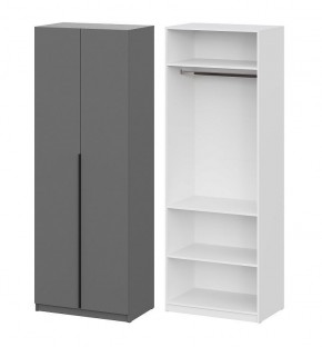 Шкаф ШК-5 + 2 полки (800) Графит серый в Ноябрьске - noyabrsk.mebel24.online | фото