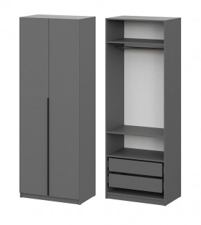 Шкаф ШК-5 + 2 полки + ящики (800) Графит в Ноябрьске - noyabrsk.mebel24.online | фото 1