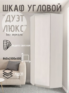Шкаф угловой Дуэт Люкс без зеркала в Ноябрьске - noyabrsk.mebel24.online | фото