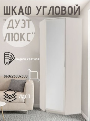 Шкаф угловой Дуэт Люкс с зеркалом в Ноябрьске - noyabrsk.mebel24.online | фото 6