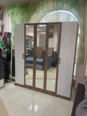 Шкаф Вегас 2000 Дуб крафт табачный/Дуб крафт белый в Ноябрьске - noyabrsk.mebel24.online | фото 3