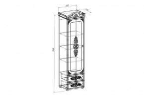 Шкаф-витрина Ассоль АС-01 в Ноябрьске - noyabrsk.mebel24.online | фото 5