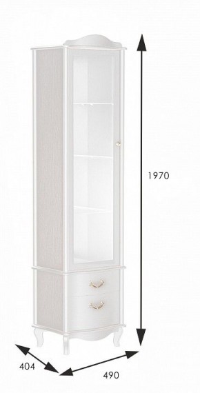 Шкаф-витрина Джульетта в Ноябрьске - noyabrsk.mebel24.online | фото 3