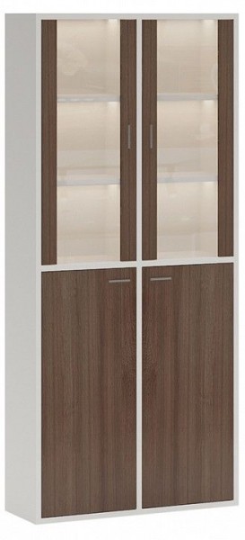 Шкаф-витрина Домино СУ(ш2в2)+2ФС+2ФГ в Ноябрьске - noyabrsk.mebel24.online | фото 2