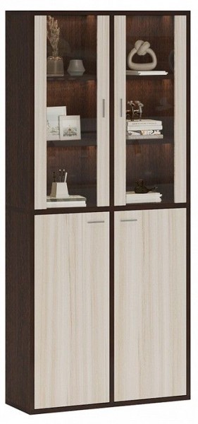 Шкаф-витрина Домино СУ(ш2в2)+2ФС+2ФГ в Ноябрьске - noyabrsk.mebel24.online | фото 2
