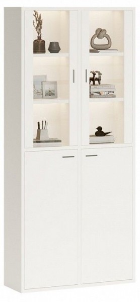 Шкаф-витрина Домино СУ(ш2в2)+2ФС+2ФГ в Ноябрьске - noyabrsk.mebel24.online | фото 2