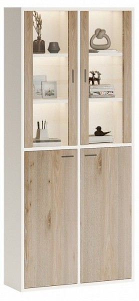 Шкаф-витрина Домино СУ(ш2в2)+2ФС+2ФГ в Ноябрьске - noyabrsk.mebel24.online | фото 3