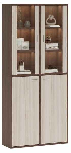 Шкаф-витрина Домино СУ(ш2в2)+2ФС+2ФГ в Ноябрьске - noyabrsk.mebel24.online | фото 2