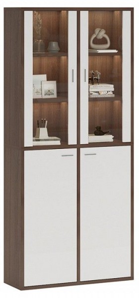 Шкаф-витрина Домино СУ(ш2в2)+2ФС+2ФГ в Ноябрьске - noyabrsk.mebel24.online | фото 2