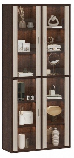 Шкаф-витрина Домино СУ(ш2в2)+4ФС в Ноябрьске - noyabrsk.mebel24.online | фото 2