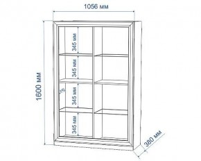 Шкаф-витрина Нобиле ШВтН ФСД-ФСД в Ноябрьске - noyabrsk.mebel24.online | фото 2