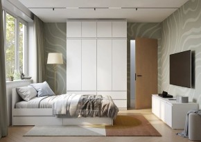 Спальня Симпл (белая) модульная в Ноябрьске - noyabrsk.mebel24.online | фото 49