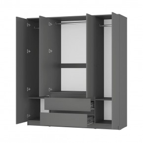 Спальня Симпл (графит) модульная в Ноябрьске - noyabrsk.mebel24.online | фото 41
